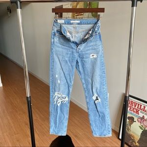 Levi’s Wedgie Straight Ankle Jeans